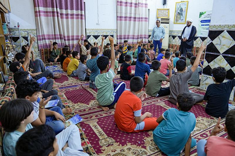 وفد المَجمَع العلميّ يختتم زيارته إلى مشروع الدّورات القرآنيّة الصّيفيّة في ميسان