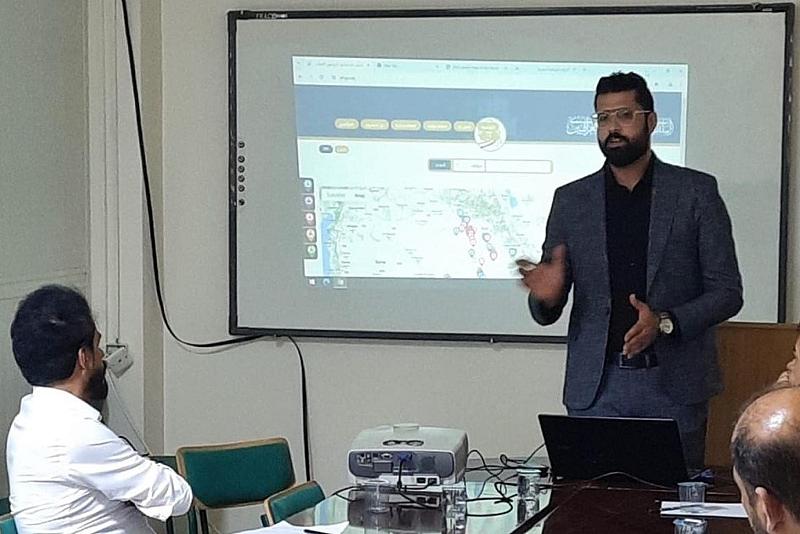 قسم الشؤون الفكرية يقيم ورشة تعريفية حول مشاريعه الرقمية في جامعة المثنى