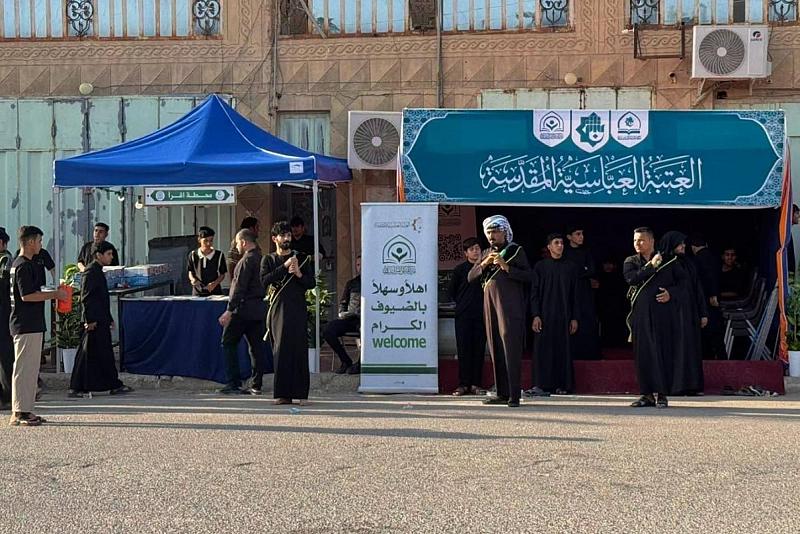 قسم الشؤون الفكرية يقيم محطة ثقافية للمشاركين في المجالس الحسينية بذي قار