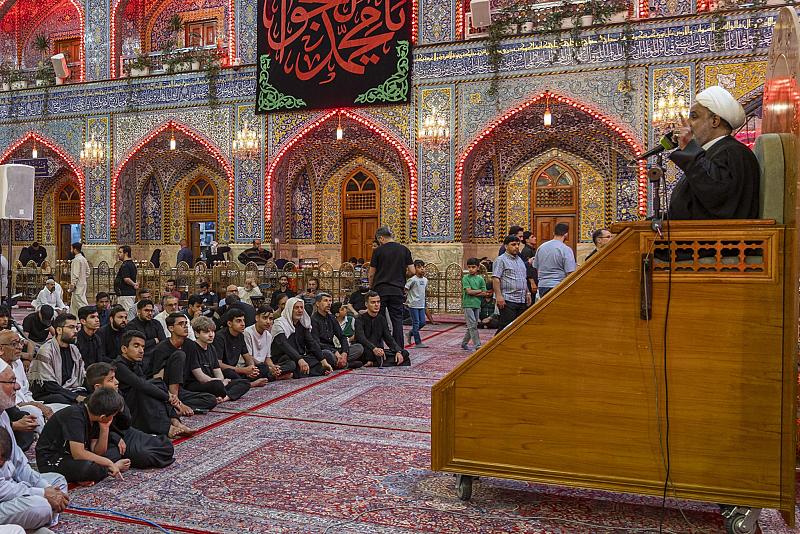 عَبرَ مجالس العزاء.. شعبة الخطابة تحيي ذكرى شهادة الإمام الجواد (عليه السلام)