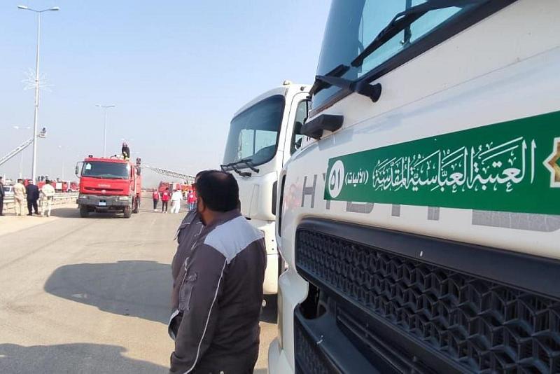 العتبة العباسية المقدسة تشارك في الاستعراض الخاص بإدارة الأزمات 