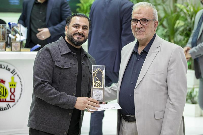 مصوران من العتبة العباسية المقدسة يحرزان مراكز متقدمة في مسابقة (خطوة) الدولية الثالثة