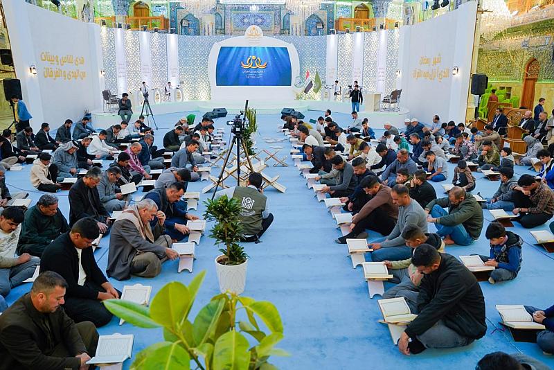 ضمن فعاليات ملتقى النورين.. المجمع العلمي يطلق الختمة القرآنية الرمضانية المرتّلة في بابل