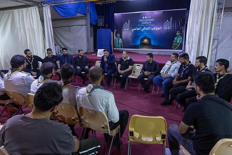 جمعية كشافة الكفيل تعقد اجتماعًا ميدانيًًا بالموكب الثقافي العالمي في البصرة