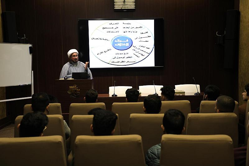من بغداد.. قسم الشؤون الفكرية يستقبل وفد أستاذة وخرّيجي الجامعات والمعاهد