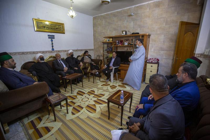 وفدُ العتبتَيْن المقدّستَيْن يستكمل مواساته لذوي ضحايا مستشفى ابن الخطيب