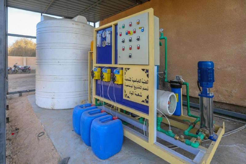 العتبةُ العبّاسية تُنشئ محطّة تحلية مياهٍ جديدة في كربلاء المقدّسة