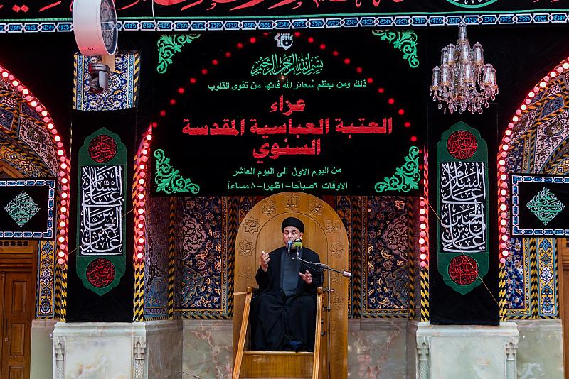 عَبرَ مجالس العزاء.. العتبة العباسية المقدسة تستذكر مصائب الإمام الحسين وأهل بيته (عليهم السلام)