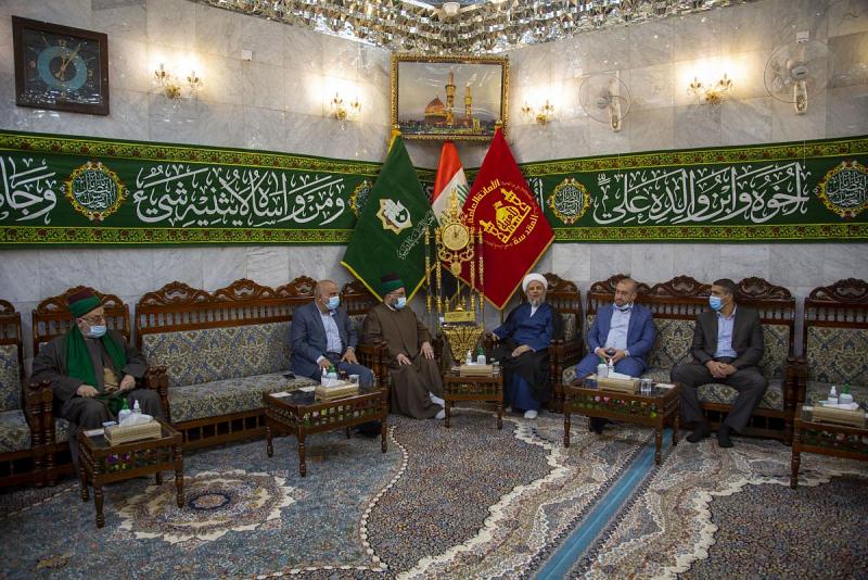 نائبُ الأمين العام للمزاراتِ الشيعيّةِ في ضيافة العتبة العبّاسية المقدّسة