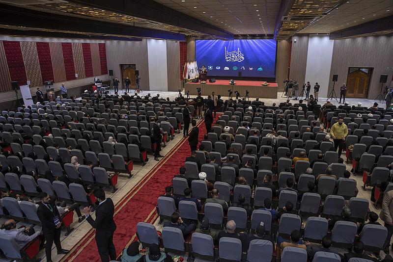 العتبة العباسية تشارك في فعاليات مهرجان عين الحياة بمعرض بغداد الدولي