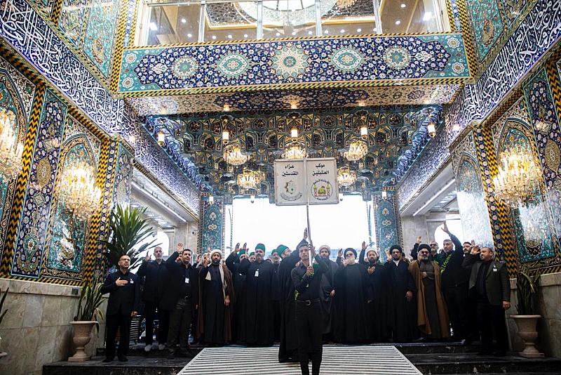 خَدَمة العتبتين المقدستين يحيون ذكرى شهادة السيدة الزهراء (عليها السلام)