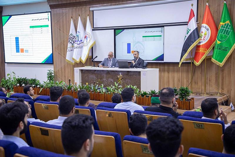 أكاديمية التطوير الإداري تنظّم ندوةً تعريفية لطلبتها حول عمل قسم الآليات