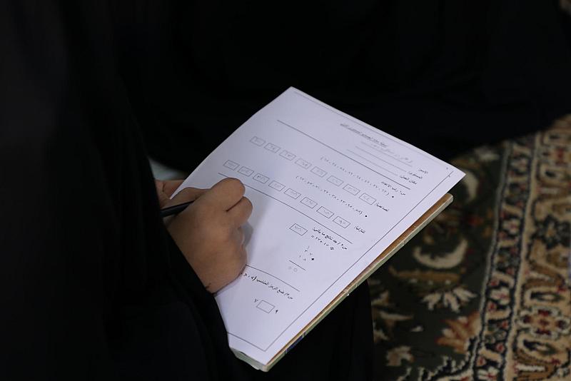 قسم التربية والتعليم يجري اختبارات للمتعلمات في برنامج &amp;#34;نتعلم لنحيا&amp;#34;
