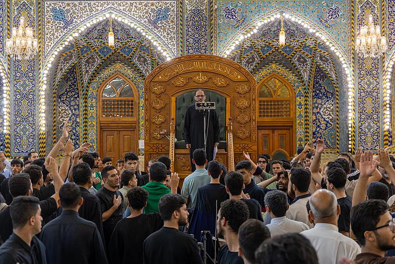 العتبة العباسية المقدسة تقيم مجلسًا عزائيًّا لإحياء ذكرى شهادة الإمام الحسن العسكري (عليه السلام)