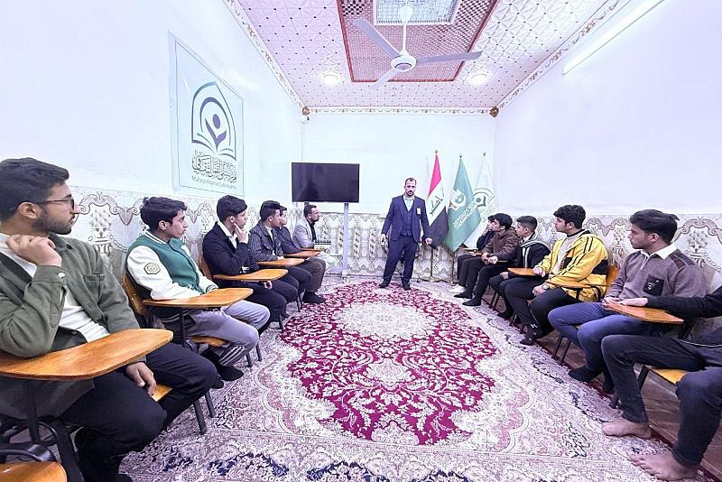 قسم الشؤون الفكرية ينظّم ندوة ثقافية لمجموعة من الشباب في محافظة ذي قار