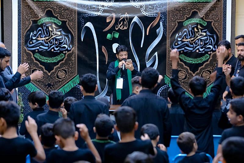 طلبة مشروع الدورات القرآنية يحيون ذكرى شهادة الإمام الباقر (عليه السلام)
