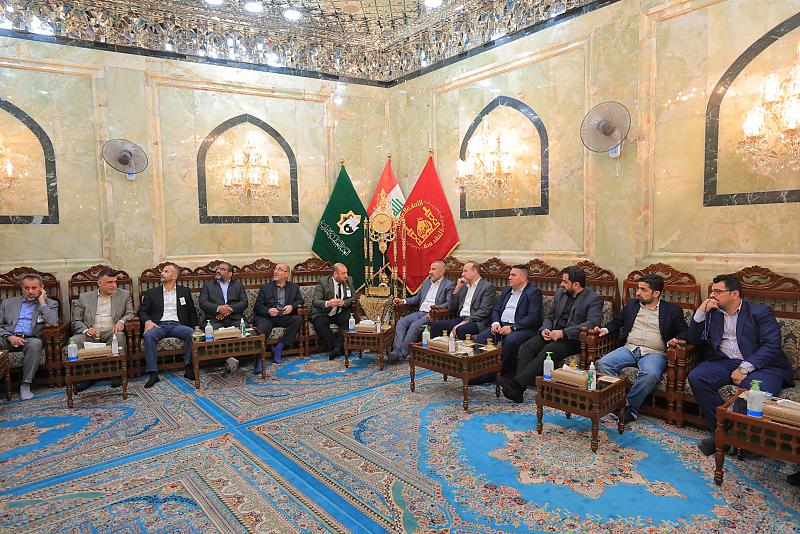 وفد رئاسة الوزراء: مشاريع العتبة العباسية المتنوعة تدعو إلى الفخر