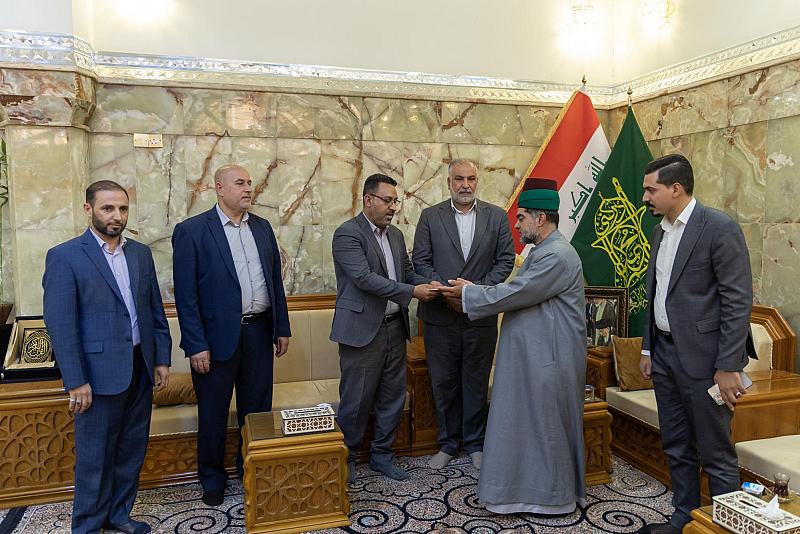 العتبة العباسية تقدم دعوة للأمانة العامة لمسجد السهلة للمشاركة في أسبوع الإمامة الثاني