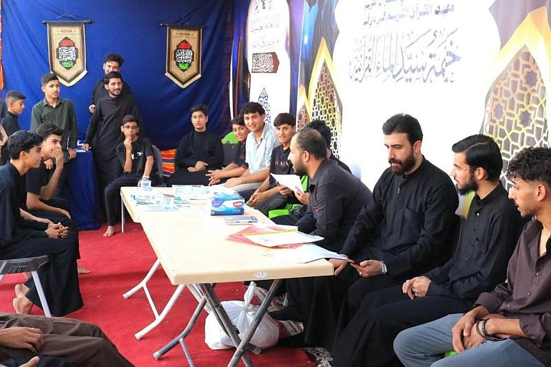 قسم الشؤون الفكرية يفتتح الخيمة الثقافية القرآنية في ذي قار لخدمة زائري الأربعين