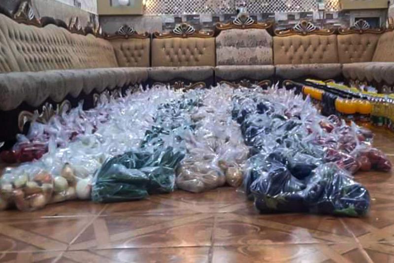 مواكبُ واسط تنظّم حملةً لمساعدة العوائل الفقيرة والمتعفّفة