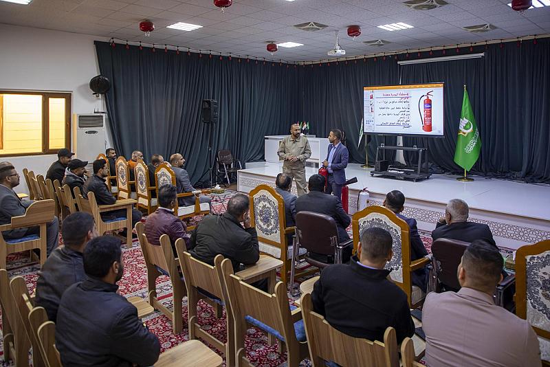 العتبة العباسية المقدسة تقيم دورة السلامة المهنية الـ (56) لمنتسبيها