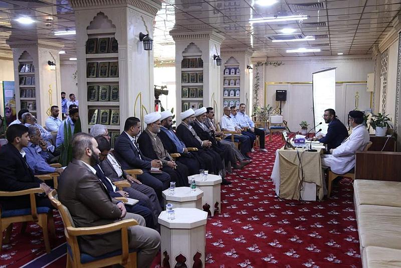 قسم شؤون المعارف يقيم ندوة بعنوان (جزائر البصرة حاضنة العلم والعلماء)