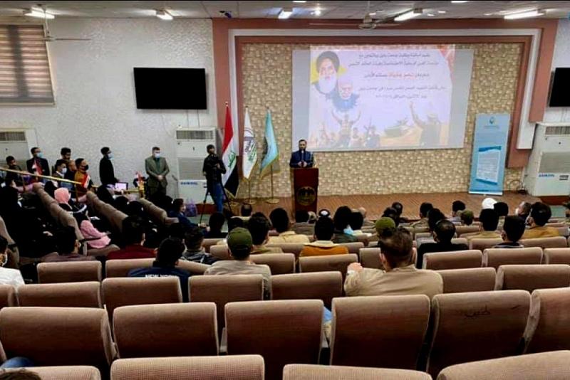 العتبةُ العبّاسية المقدّسة تشارك في احتفاليّة يوم النصر في جامعة بابل