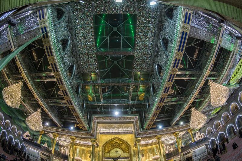 بالصّور: الانتهاء من آخر مراحل مشروع توسعة الحرم بتسقيف الصحن الشريف لمرقد أبي الفضل العبّاس(عليه السلام)..