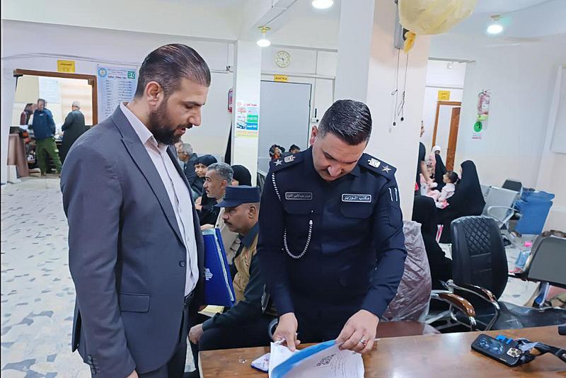 شعبة الشهداء والجرحى توفد فريقًا ميدانيًّا لمتابعة المعاملات في دوائر البصرة