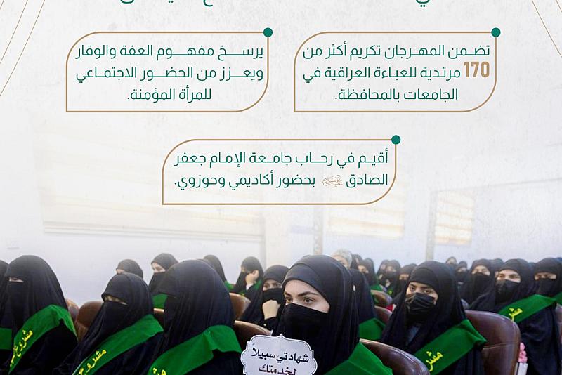 العتبة العباسية تنظم مهرجان (ستر وعفاف) في محافظة صلاح الدين
