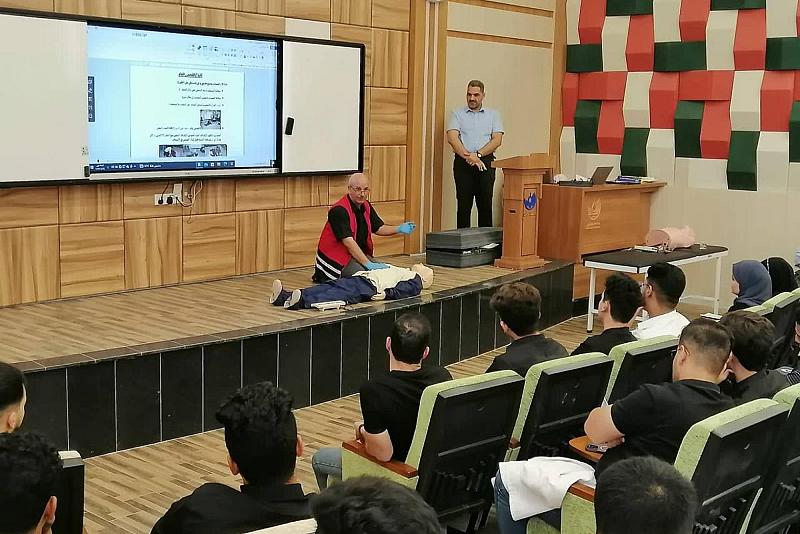 استعدادًا لزيارة الأربعين.. جامعة الكفيل تنظم دورة تدريبية حول الإسعافات الأولية