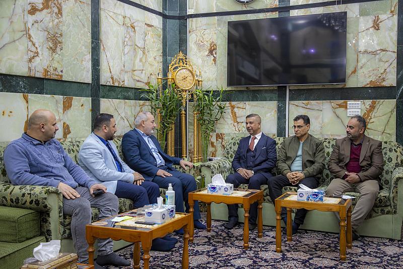 مدير قسم الصحة العامّة في كربلاء يطّلع على خدمات مركز السيد جعفر الحلي للزائرين