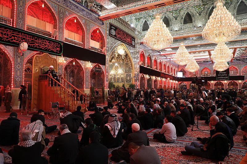 العتبة العباسية تواصل عقد مجالس العزاء بذكرى شهادة الإمام الكاظم (عليه السلام)