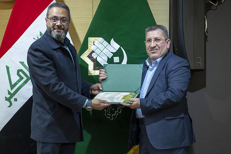 العتبة العباسية تكرم اللجان التحكيمية الخاصة بجائزة الصدّيق الأكبر الأدبية
