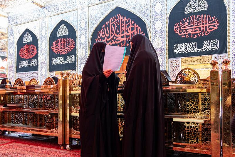 مكتبة أم البنين (عليها السلام) تنظم مسابقة للزائرات بذكرى استشهاد الإمام السجاد (عليه السلام)