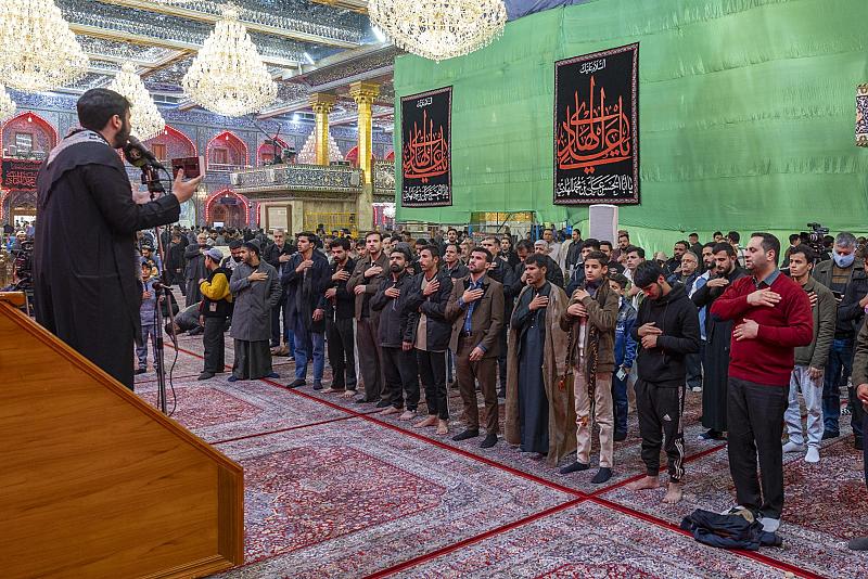 العتبة العباسية المقدسة تواصل إقامة مجلسها العزائي بذكرى شهادة الإمام الهادي (عليه السلام)