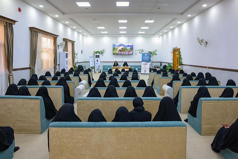 انطلاق فعاليات الفقرات المسائية لمخيم بنات العقيدة السابع والعشرين