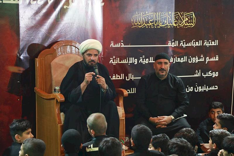 قسم شؤون المعارف يكرّم براعم موكب أشبال الطّف
