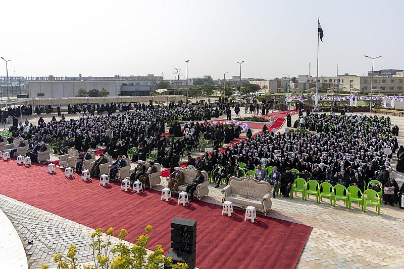 العتبة العباسية المقدسة تقيم حفل سن التكليف الشرعي لأكثر من ألف فتاة في محافظة ميسان
