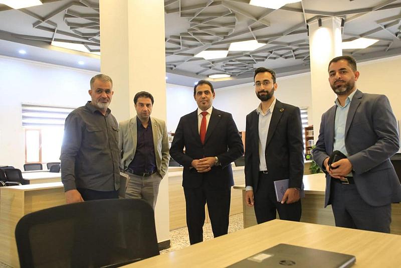 قسم الشؤون الفكرية ومكتبة الجامعة العراقية يبحثان التعاون العلميّ المشترك