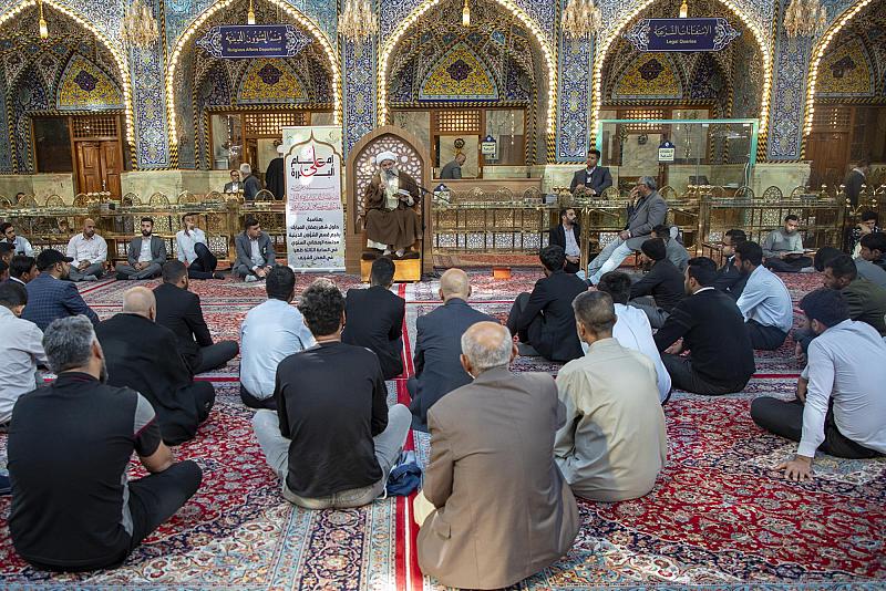 قسم الشؤون الدينية يشرع ببرنامجه التبليغي (علي -عليه السلام- إمامُ البَرَرة)