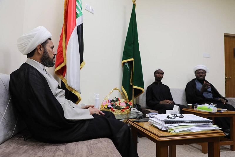 قسم الشؤون الفكرية يستقبل مدير مؤسسة الزهراء (عليها السلام) في دولة الكاميرون