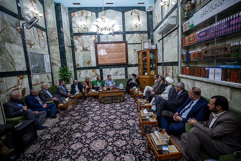 السيد الصافي يدعو السجناء السياسيين الأكاديميين للاسهام بتوثيق فترة مهمّة من تاريخ العراق
