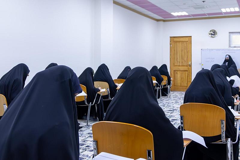 شعبة فاطمة بنت أسد تجري امتحانات الفصل الثاني لطالبات المدرسة القرآنية