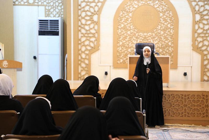 معهد القران الكريم النسوي ينظم فعالية (المهدي في عيون الصغار)