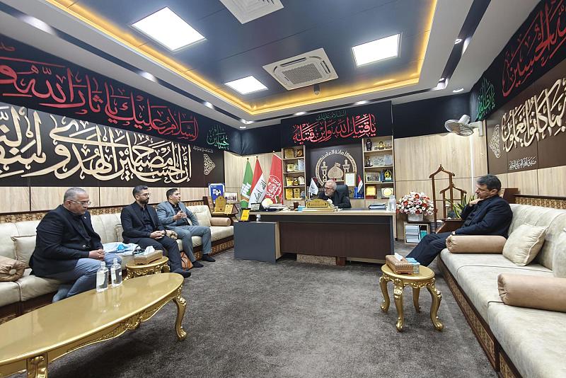 شركة عين الحياة تبحث سبل تعزيز التعاون مع العتبة الحسينية المقدسة