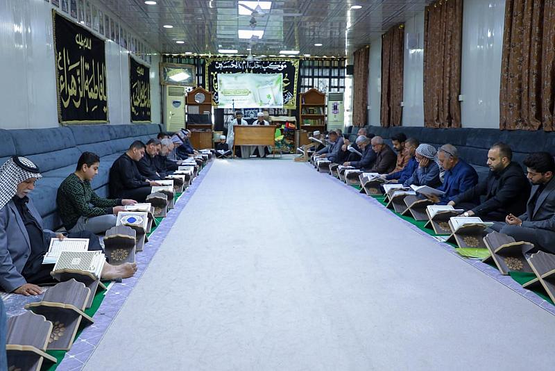 المجمع العلمي يواصل إقامة 29 ختمة قرآنية في النجف الأشرف