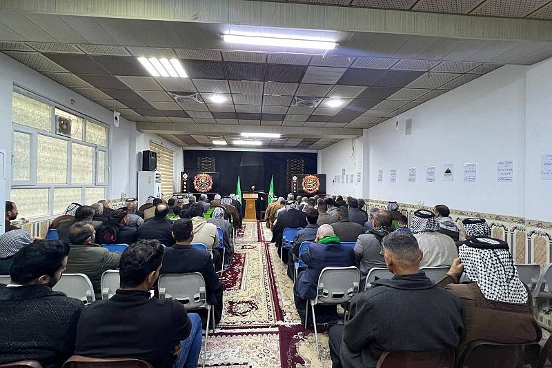 قسم الشؤون الفكرية يقدم محاضرة ثقافية عن سيرة الإمام الكاظم (عليه السلام)