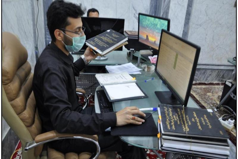 وحدةُ المكتبة الإلكترونيّة في العتبة العبّاسية المقدّسة تضع اللبنة الأولى لمشروعها في حفظ النتاج العلميّ العراقيّ من الرسائل الجامعيّة العراقيّة...