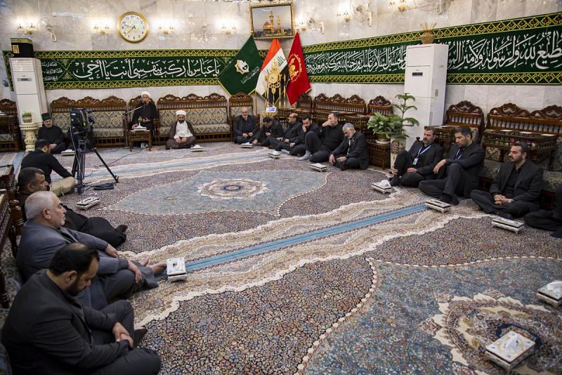 العتبةُ العبّاسية المقدّسة تنظّمُ مجلساً عزائيّاً استذكرت فيه شهادة الإمام علي الهادي (عليه السلام)